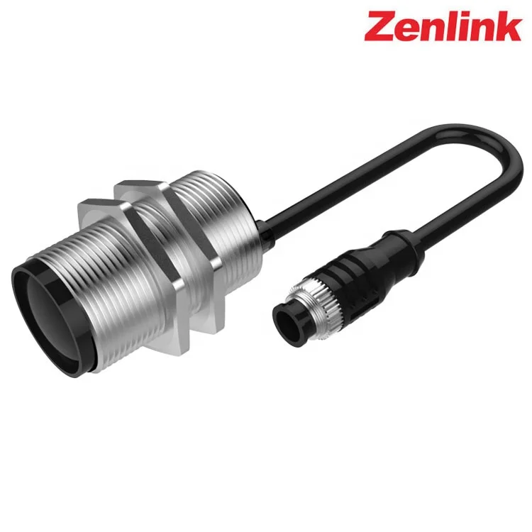Zhunlian Waterproof Photoelectirc Sensors Diffuse IR Proximity Sensor Switch 12v