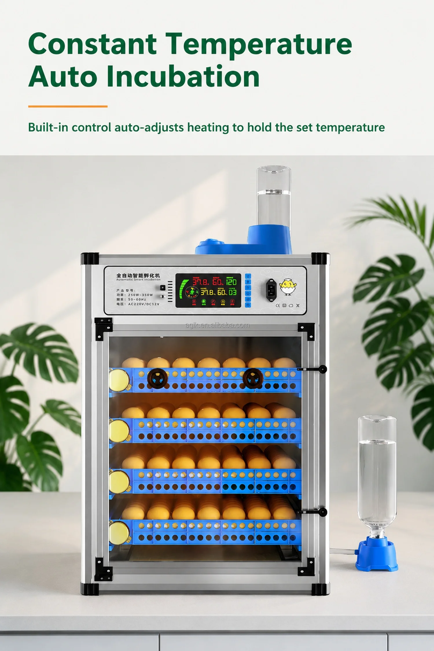 Goose & Ostrich Egg Incubator 70–420