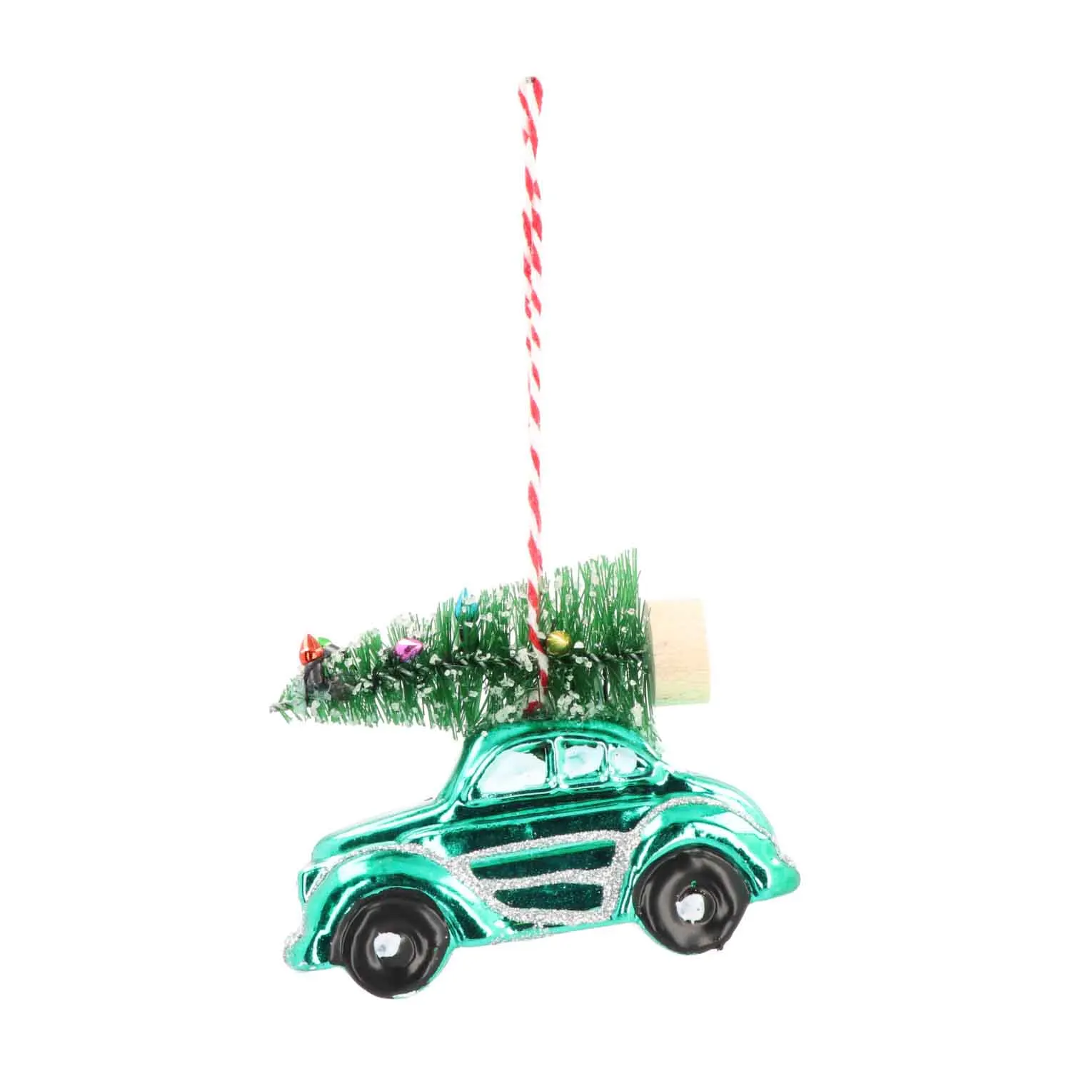 NOXINDA Custom Designed Hand-Blown Glass Mini Car Hanging Crafts Sculpture Statue Ornaments Blue Truck Christmas Tree Ornaments