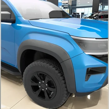 FOR NEXT GEN AMAROK 2023 2024 DOUBLE CABS ABS FENDER FLARE SMOOTH STYLE WHEEL ARCHES 4X4 ACCESSORIES