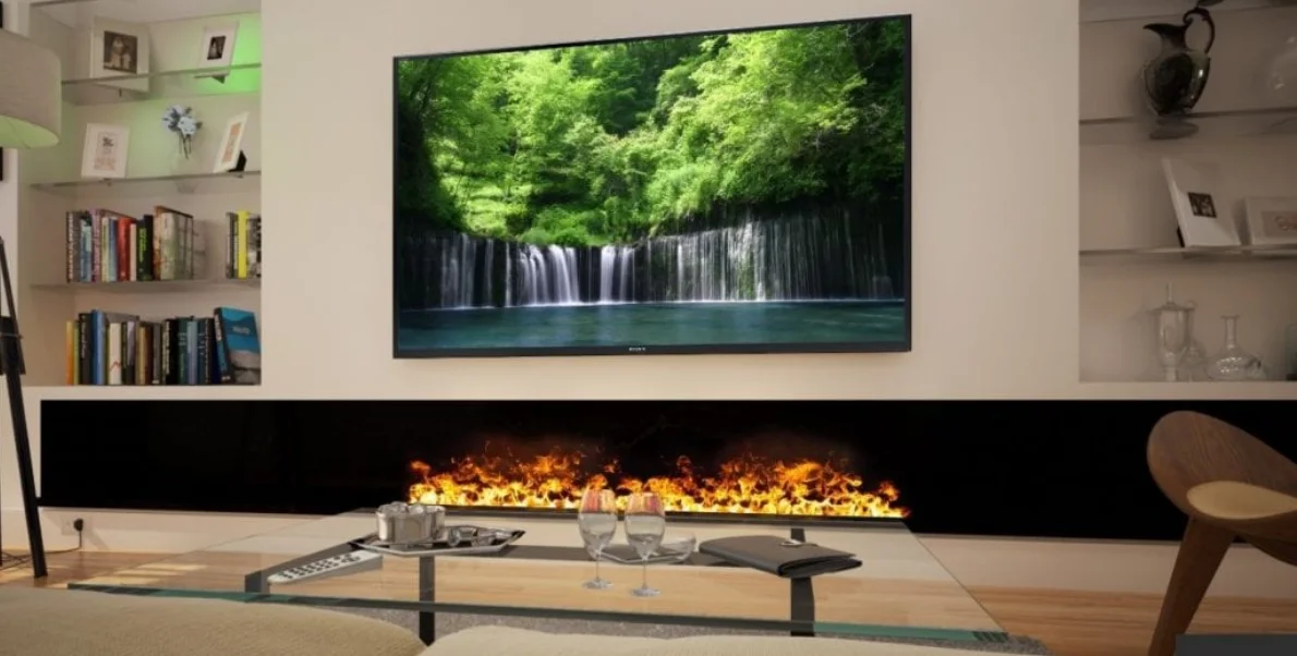 Electric Fireplace, Steel, LED - detail 20