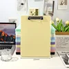 Boîte de rangement A4 avec presse-papier [jaune clair]