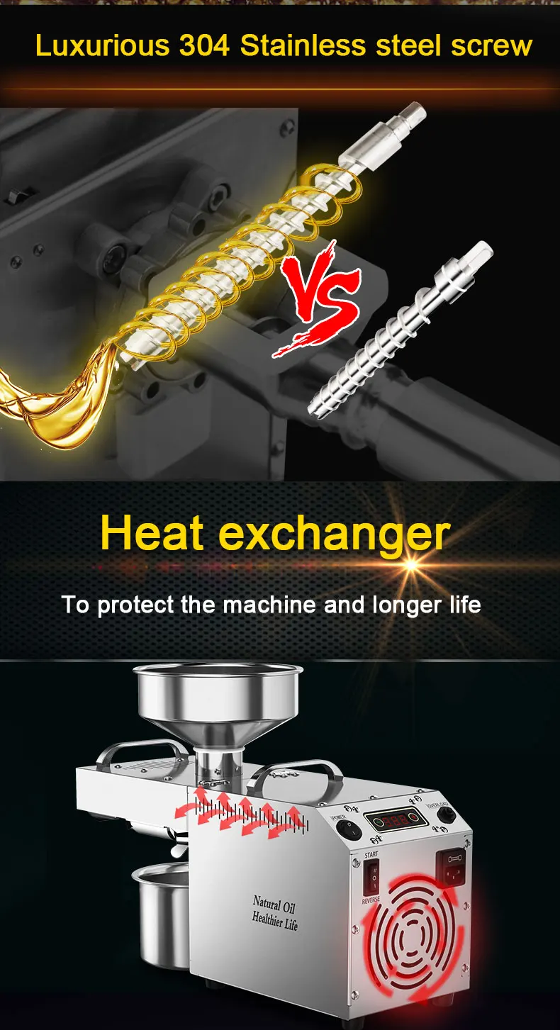 Cheap Household Small Almond Oil Extraction Machine/screw Oil Press