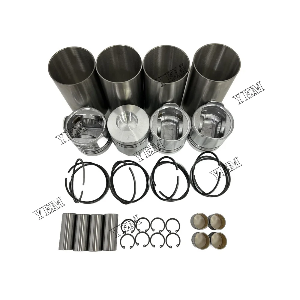 Cylinder Liner Kit Fit for Mitsubishi S4F Engine 4