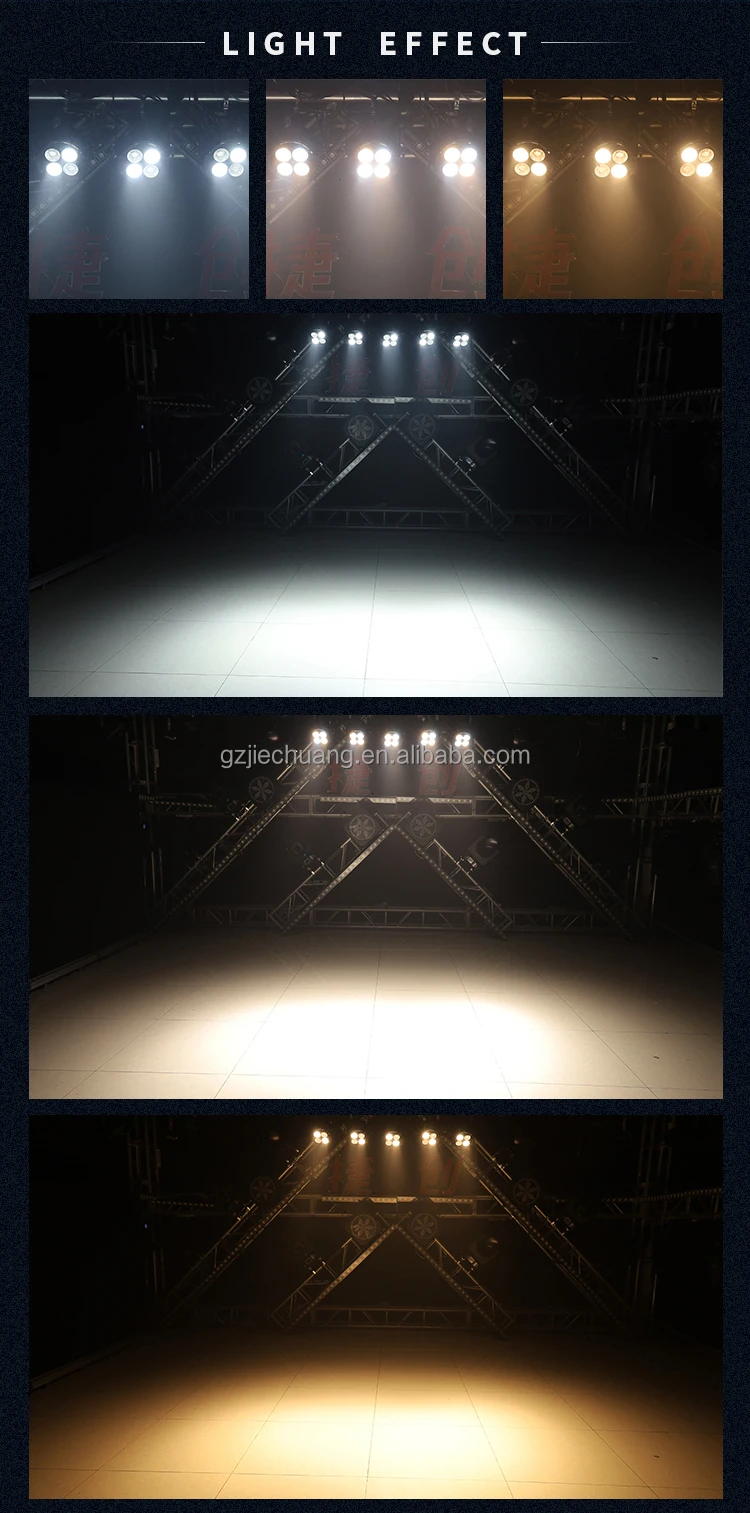 Jc Unique Model Stage Light Equipment 4 Eyes 200w Cob Led Par Light