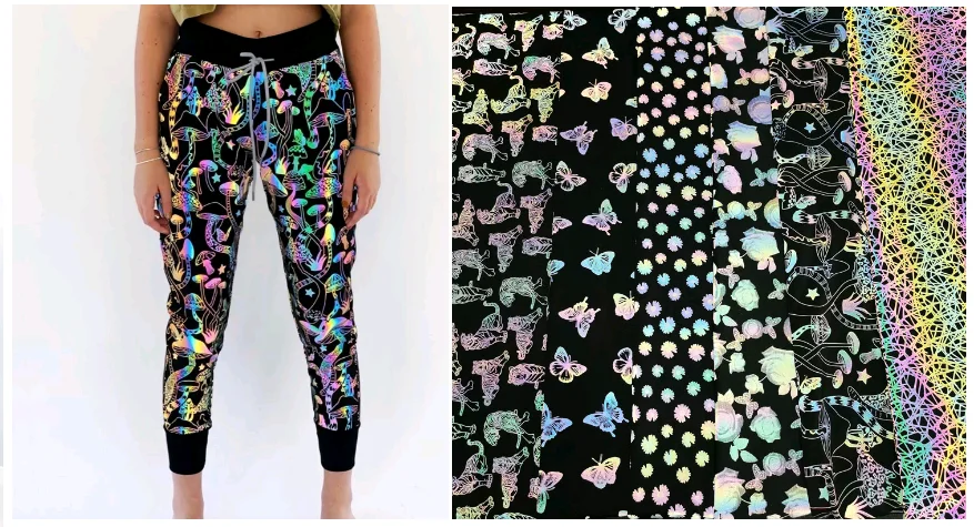 reflective fabric stretch reflective fabric waterproof reflective fabric for clothing