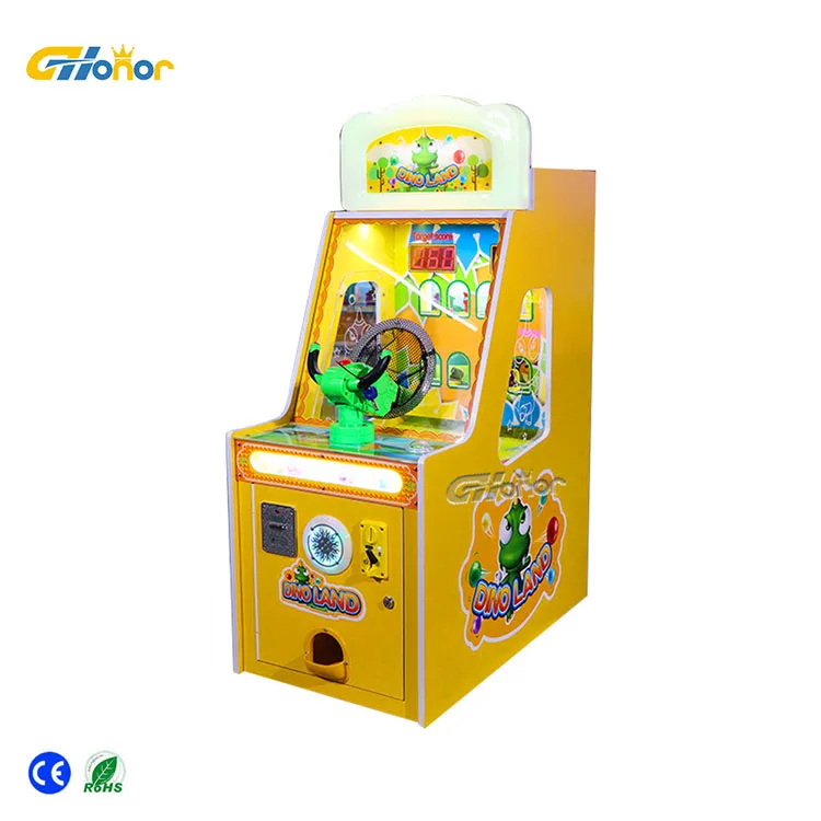 The Latest Dinosaur Shooting Balls Game Machine Arcade Kids