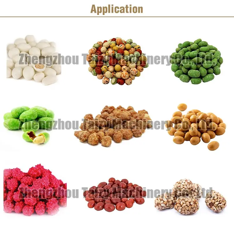 Automatic Sugar Coated Nut Machine Flour Coated Peanut Production Line