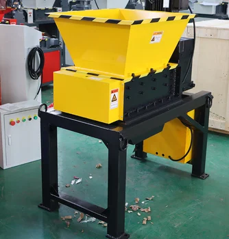 High Efficiency Double Shaft Shredder Plastic/ Pallet Shredder Wood Shredder Machine