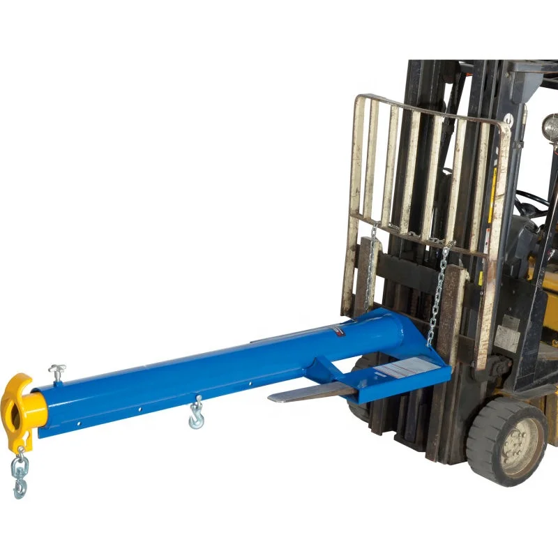 Forklift Telescoping Jib Boom Crane With Fork Pocket Heavy Duty ...