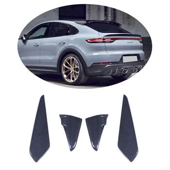 Turbo GT style  Carbon Fiber Rear roof Spoiler For Porsche Cayenne coupe 9Y0 9YB 2018-2023 Rear windshield Spoiler top wing