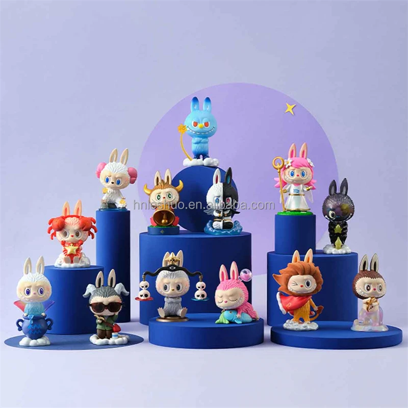POP MART Labubu Zodiac PVC Cartoon Model Toy - Blind Box