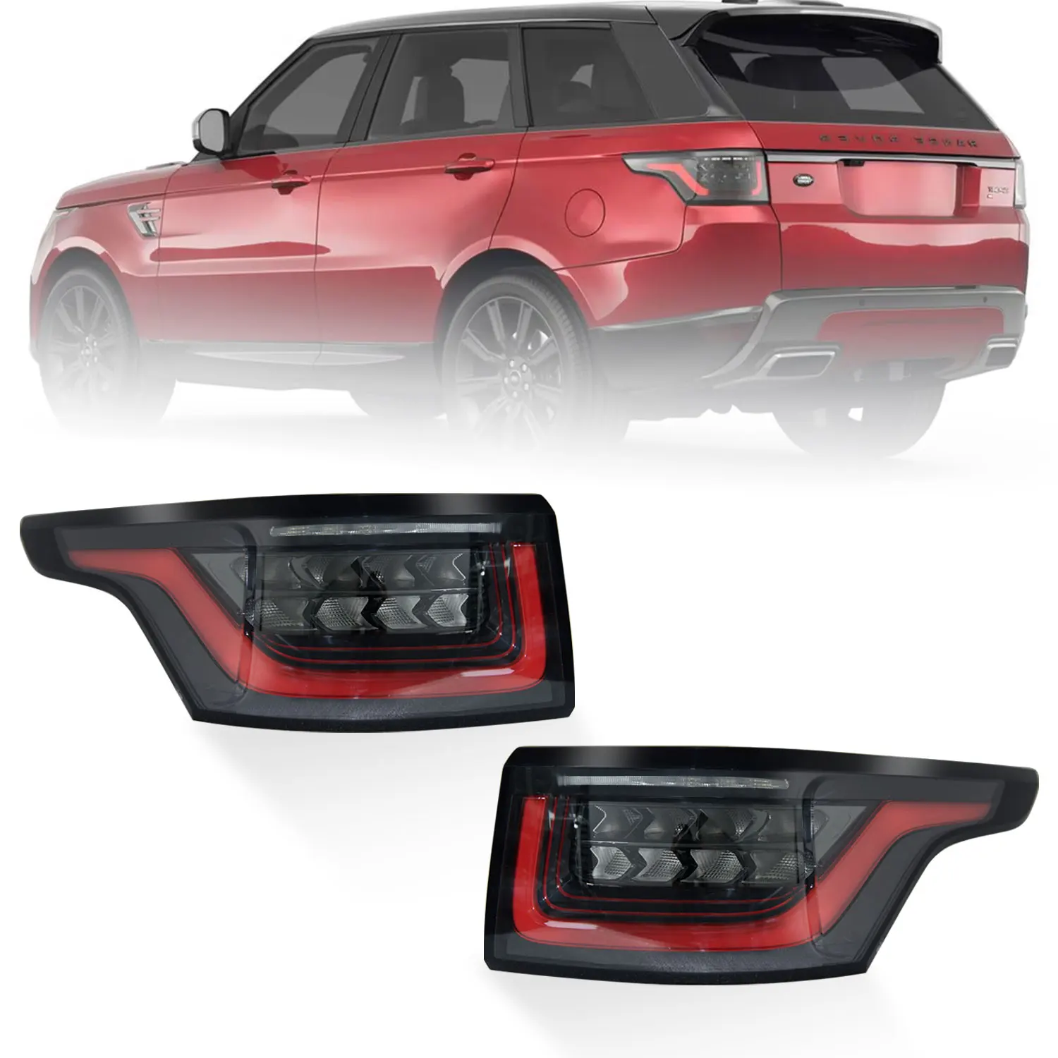 LED L494 テールランプセット Range Rover Sport 2013-2017用 後部ライト