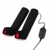 Enveloppement de jambe à lumière rouge noire (1 paire)