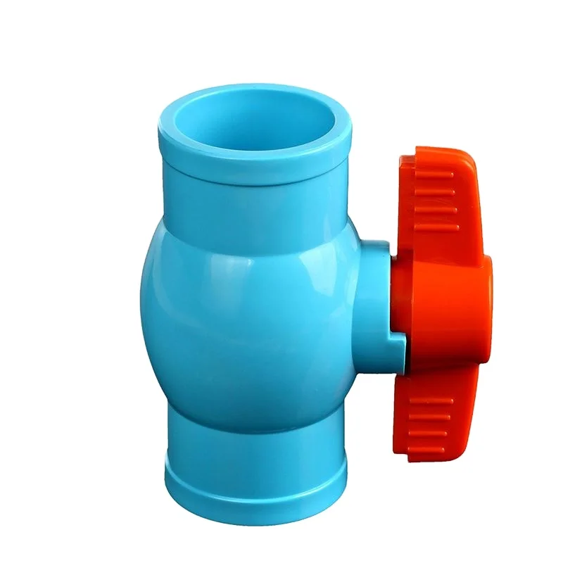 Morden Style PVC Ball Valve with Socket Pressure Reducing Slide Gate Pneumatic Control Customizable OEM Water Supply Ball Valve