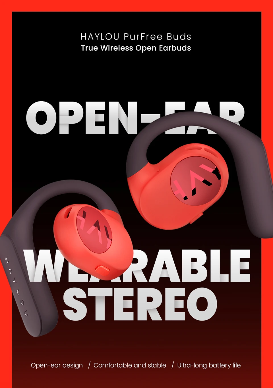 Original Haylou Purfree Buds True Wireless Earphone Ip55 Waterproof