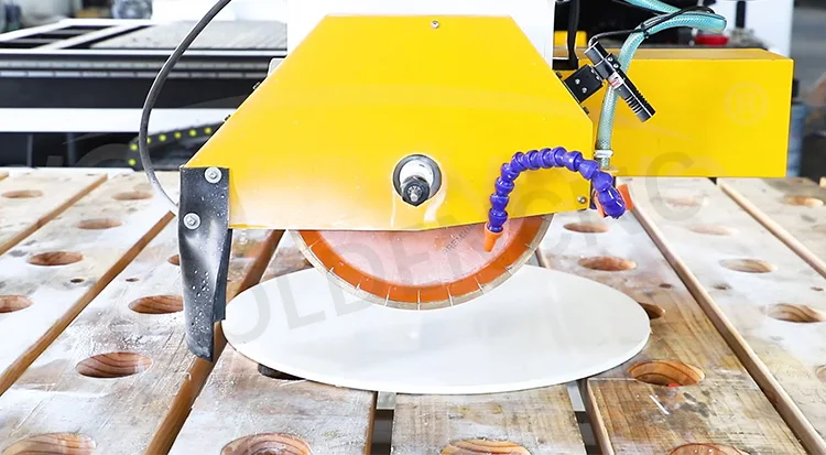 Multi Function Cnc 45 Degree 5 Axis Bridge Saw Stone Marble Carving Cnc ...