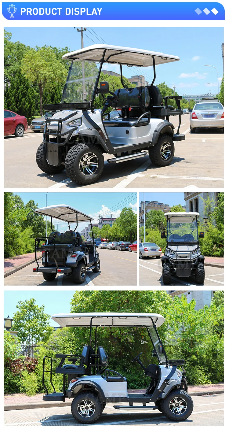 Wholesale Electric Golf Cart 4 Seater Club Car Golf Cart With Lithium