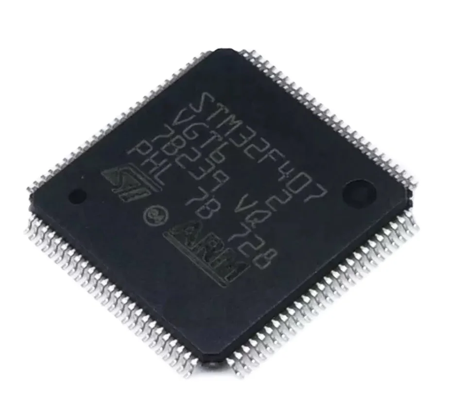 Stm32f407vg Stm32f407 Stm32f407vgt6 Lqfp100 Microcontroller Ic Mcu ...