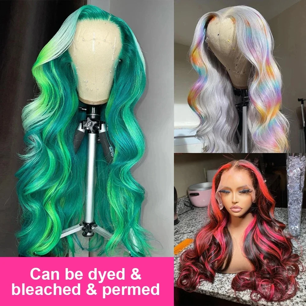 13x6 HD Lace Frontal Wig - 613 Body Wave Human Hair Wigs display picture 1