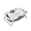 Tapis de bain gris