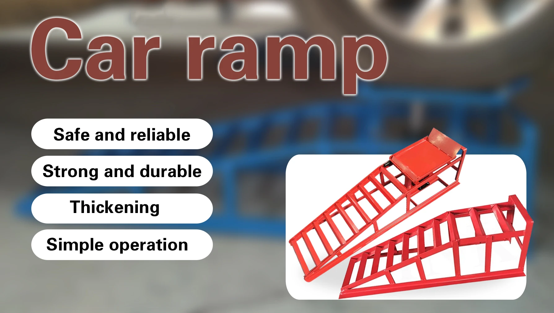 Factory Direct Dale Heavy Duty Loading Ramp Car Lift Ramp Hydraulic Ramp Water Pump Steel