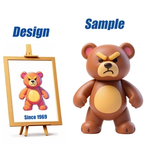 Shengye Brand Character Figure Toys PVC Action Figure Toy 3D Animal Teddy Bear Model Custom Vinyl Joint Movable Collection Doll