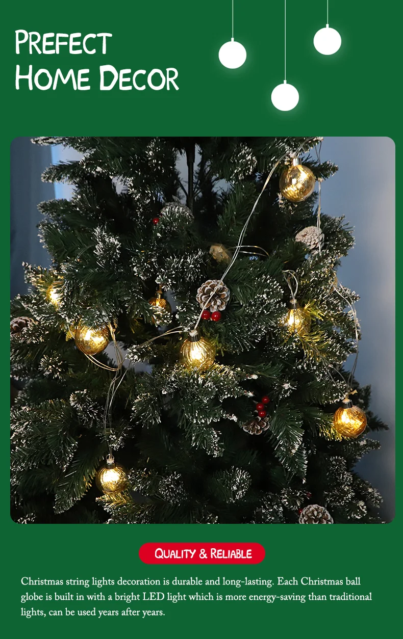 glass decorative christmas glass ornament hanging balls with led christmas glass globes supplier