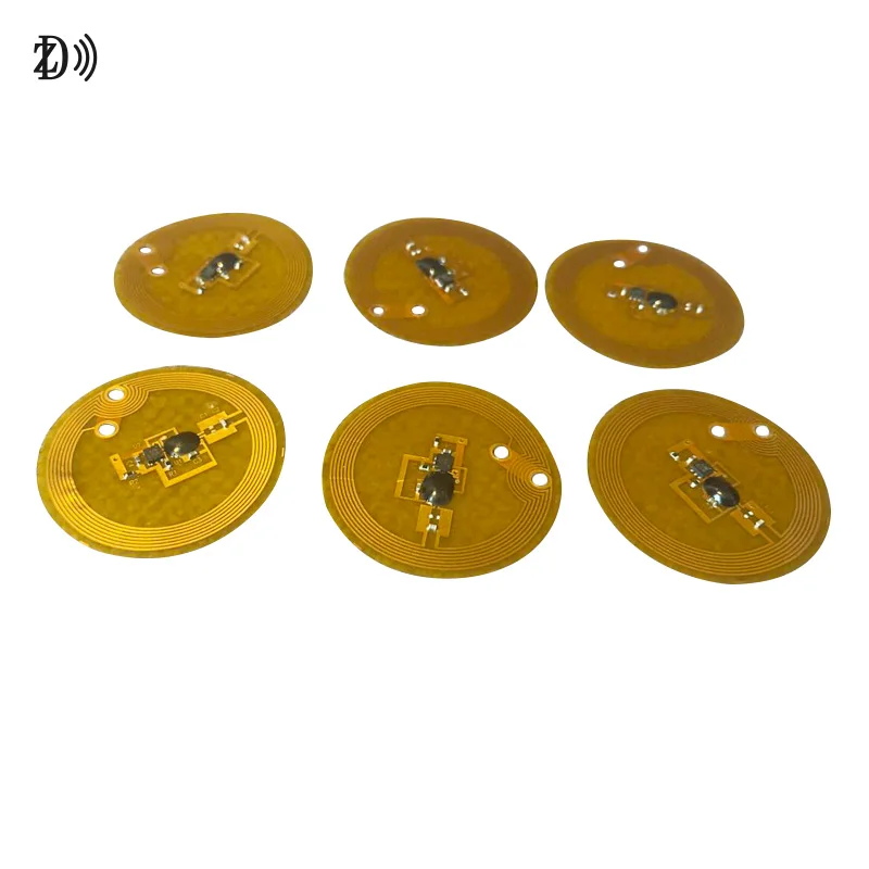 Flexible RFID Temperature Tag NFC FM11NT083C 30MM Temperature Detection NFC Tag