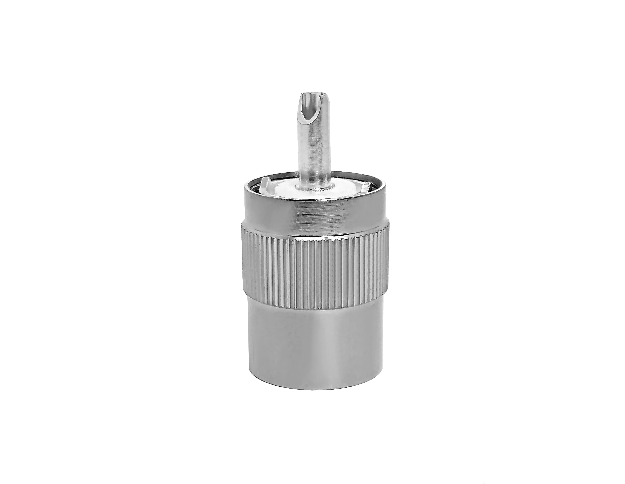UHF connector rf coaxial cable adapter straight UHF male PL259 plug solder for RG8 RG213 RG214 LMR400 Coax cable connector