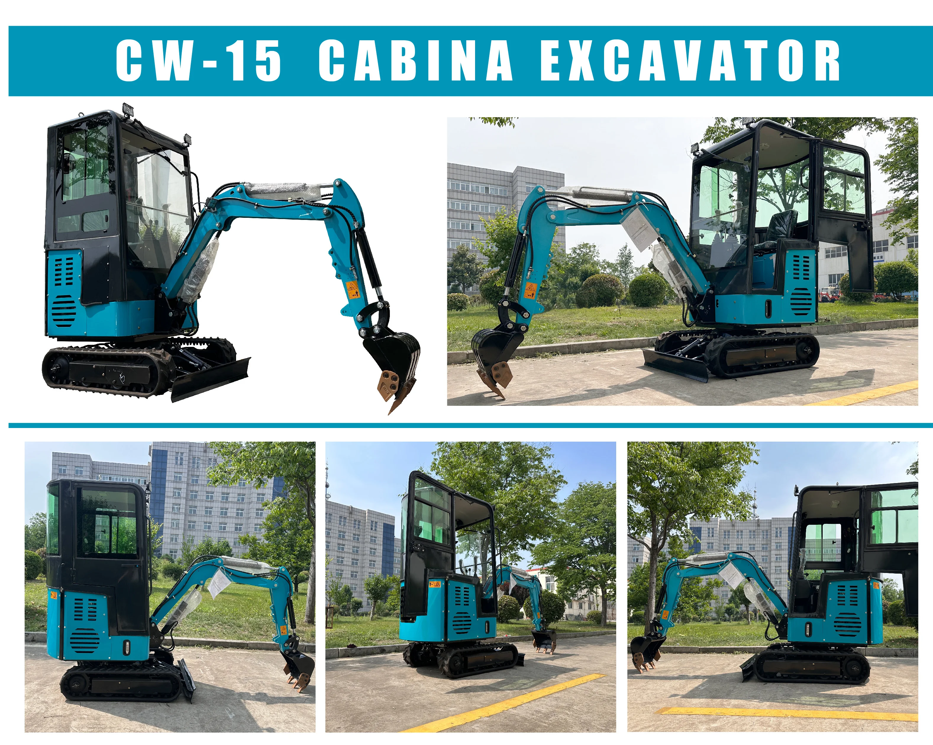 Free shipping!!!small mini excavator 1 ton digger machine excavators 3.5 ton parts price excavator bucket attachments