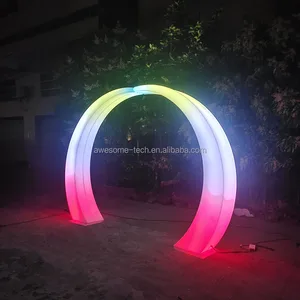 RGB LED Arch Light Waterproof Outdoor Rainbow Bridge Decoration for Garden & Party Electric Tunnel Lights