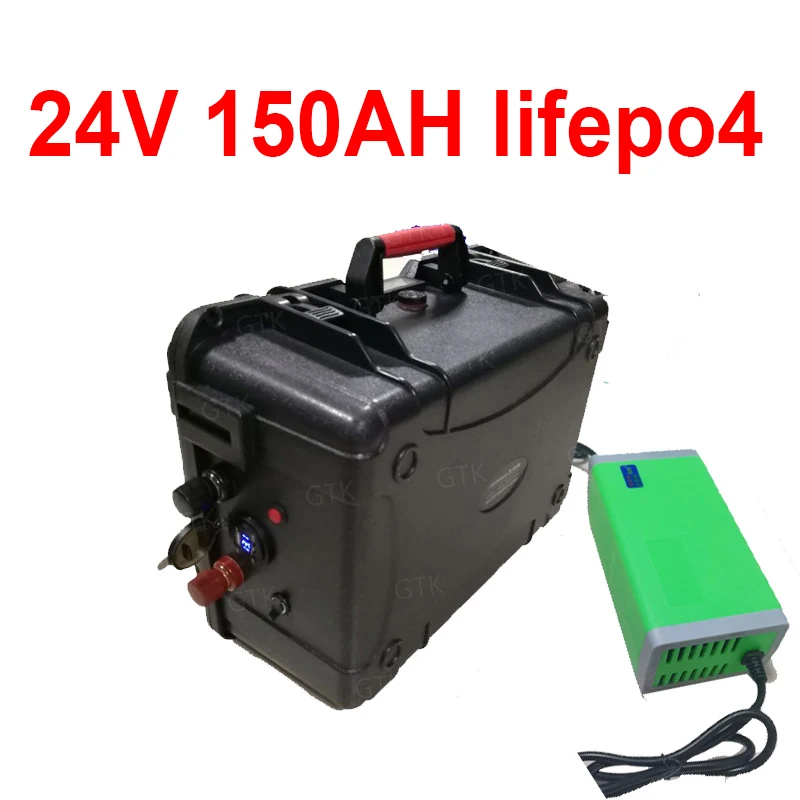 Gtk Waterproof 24v 150ah Lithium Ion Battery Lithium Polymer For