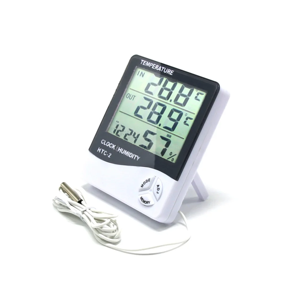 Digital Hygrometer/Thermometer with temperature sensor HTC2