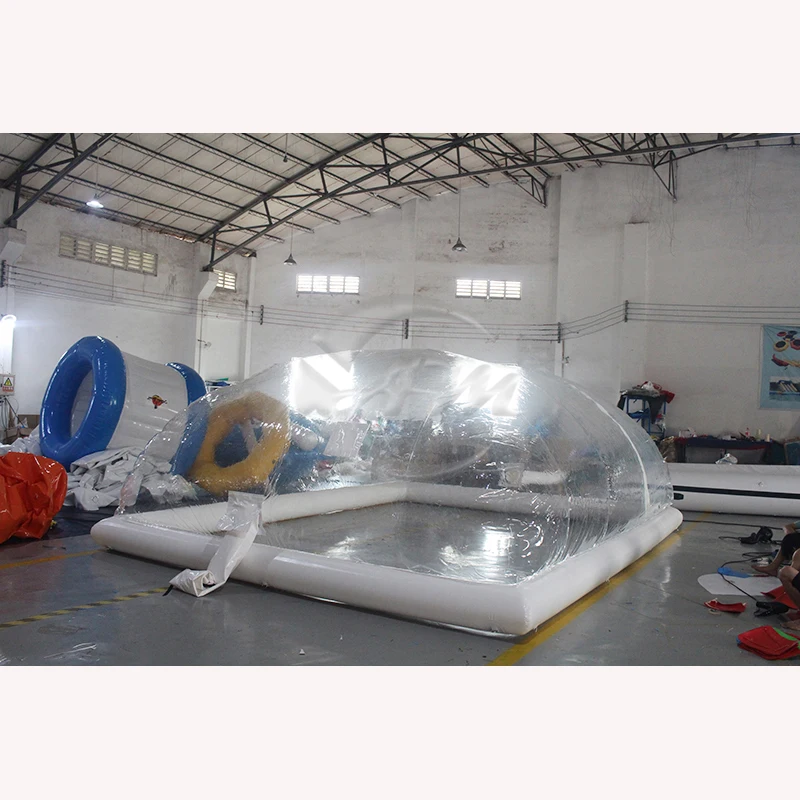Popular Design Airtight Frame Inflatable Pool Cover Tent Inflatable ...