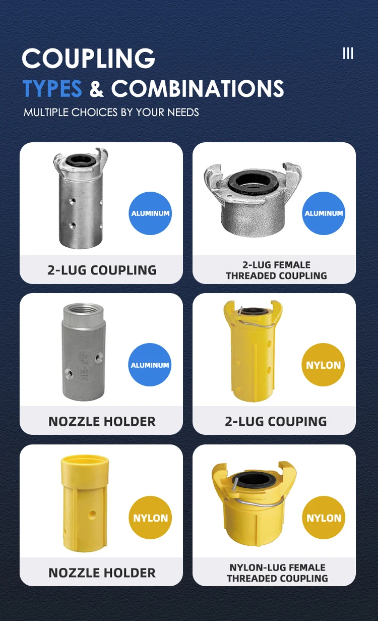 Sandblasting Sand Blasting Sandblast Blast Hose Couplings Fittings