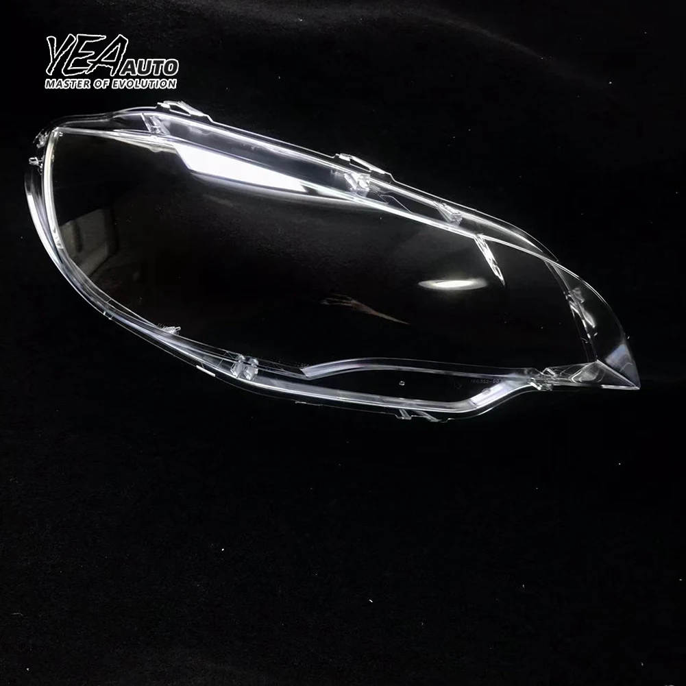 product yea auto car headlight glass pc lampshade cover lens lamp for bmw x6 e71 x6m headlamp shade lens cover 2008   2014-36