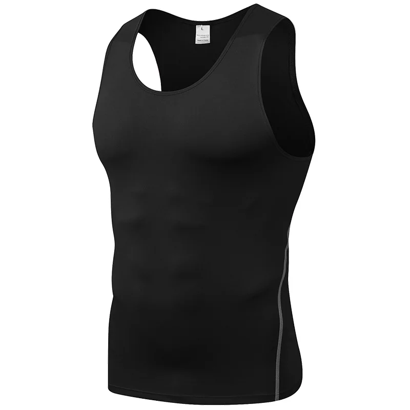 Hot Sale Custom Summer Men Quick Dry Plus Size Sports Training Tank Tops  Men Gym Vest