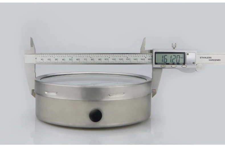 MAIRUIKESI Customizable Large Dial 2.5-400bar Gas Pressure Gauge Meter Full Stainless Steel Manometer Gauge