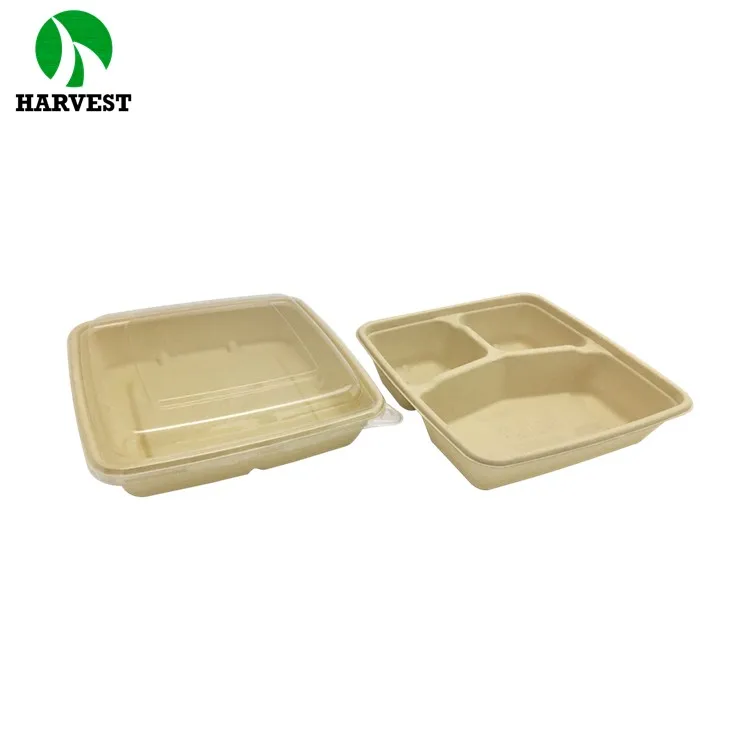 Harvest Food Packaging  CR Rectangle Series Biodegradable Food