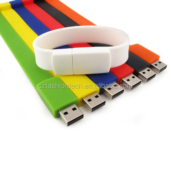 colorful bracelet memorias USB Pendrive wrist USB flash drive 1GB 2GB 4GB 8GB 16GB 32GB USB key - ANKUX.COM
