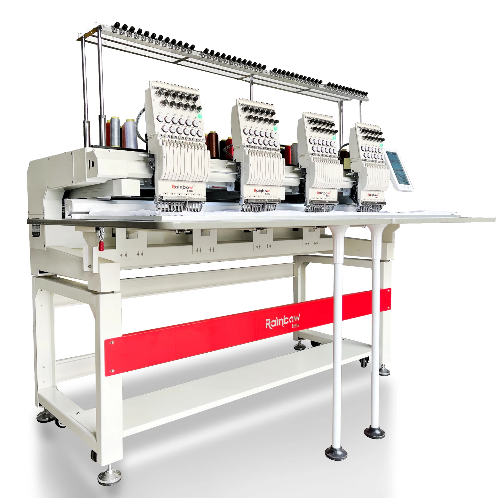 Professional 4 Heads 15 Needle Custom Logo Embroidery Machine for Baseball Cap