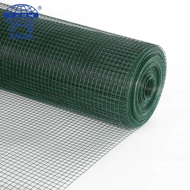 Pvc Coated Galvanized Welded Wire Mesh Pet Plastic Mesh Fencing Chicken Fence Mesh