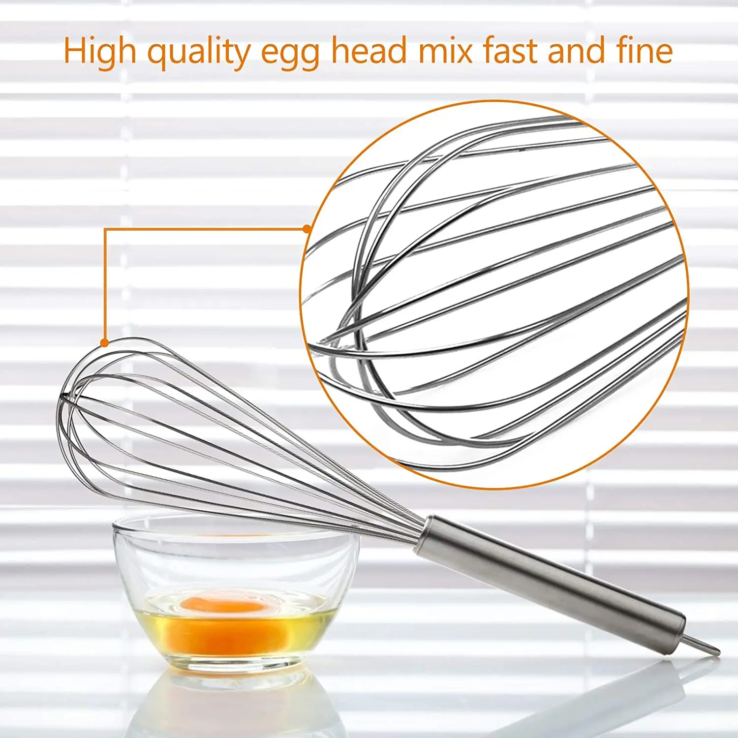 2022 CR Stainless Steel Whisk Set 8 10 12 Kitchen Whisk Balloon Kitchen  Wisk Wire Whisks