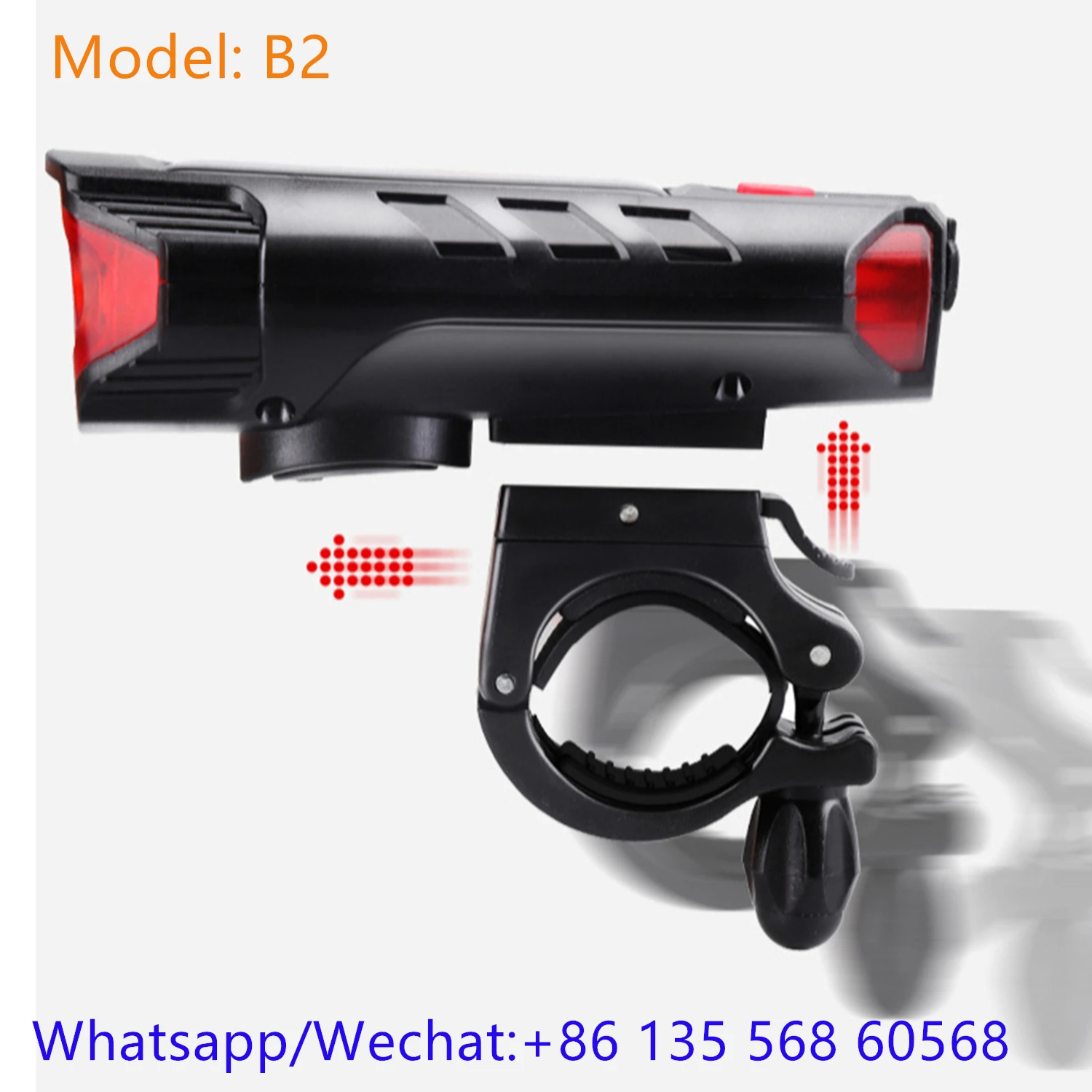 B2 Mini Gps Tracking Solar Powered Usb Bicycle Bike Front Light Gps