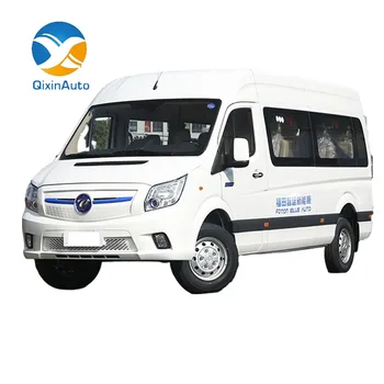 High Quality FOTON Tuyano light passenger Fast charge Mini Electric Bus 14 16 Seats Van for commercial van
