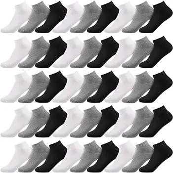 YL Socks For Men's No Show Designer Logo On Socks Cheap Soft Cotton Ankle Custom Summer Men Socks