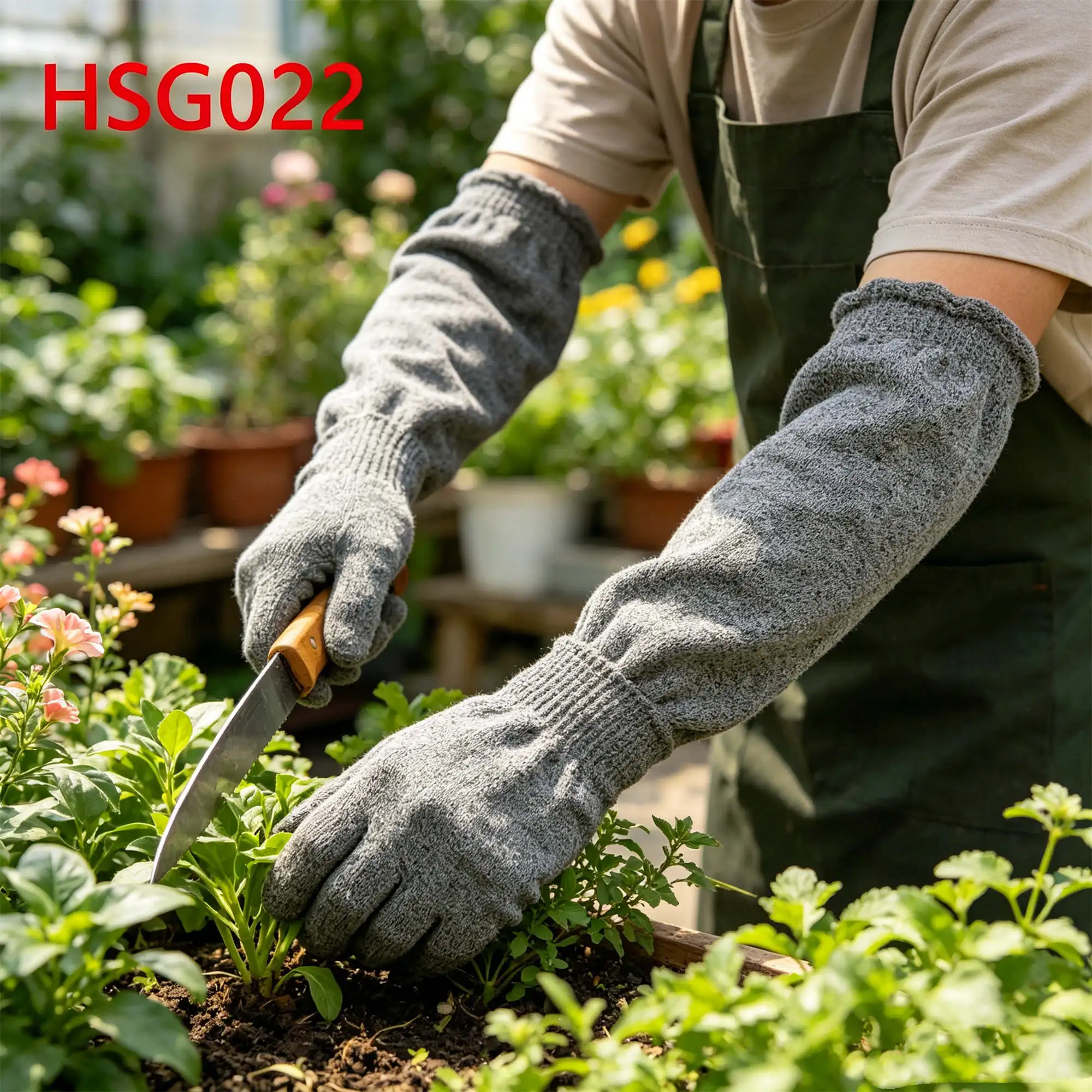 ZYF,handling Metal Edge Cut Resistant Gray Safety Arm Guards for Sale Versatile Performance Full Arm Coverage Work Gloves HSG022