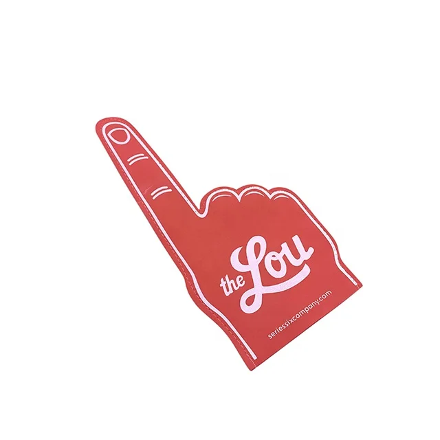 cheap promotional custom eva hand, sponge foam cheering hand, foam finger hand
