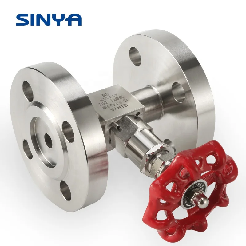 1/8" to 3/4" with Handwheel  Manual  Shut-off  Flanged Ends PTFE Packing Globe Valves  Manufacturer Flanged Needle Valves